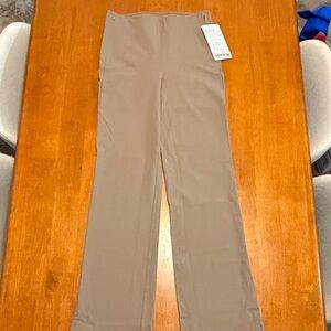 NWT Lululemon Smooth Fit Pull-on High Rise Tan Pants - Sz 8